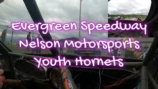 #01 Tanner Bjornson A Main 5/26/24. Evergreen Speedway Nelson Motorsports Youth Hornets