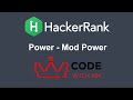 Power - Mod Power HackerRank Python Solution | CODE WITH NM