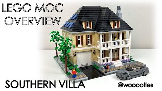 LEGO MOC Overview: Southern Villa - Peak Suburban Energy!