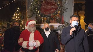 Bari, inaugurazione villaggio di Babbo Natale