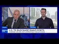 U.S. set to blockade Iran's ports after peace talks fail