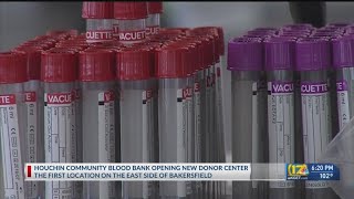 Houchin Community Blood Bank opens a new donor center