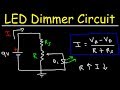 LED Dimmer Circuit - Brightness Control Using a Potentiometer