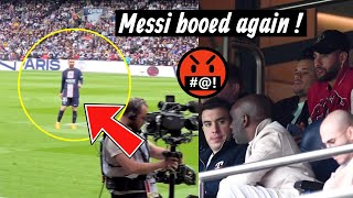 Messi and Mbappe booed by PSG fans again