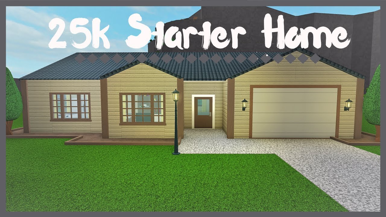 15000 Modern House Tutorial Starter Home Roblox Bloxburg