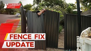 Kind-hearted builder steps up to fix fence job ditched by dodgy tradie  | A Current Affair