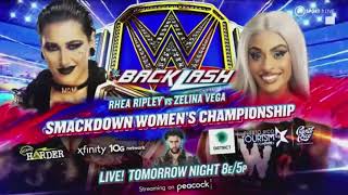 WWE Backlash 2023 Full and Official Match Card