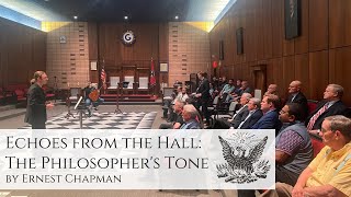 Echoes From The Hall:  The Philosopher's Tone