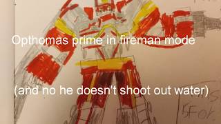 Opthomas prime in fireman mode