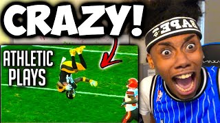 He FLIPPED Over Him!!! NFL Best "Athletic" Plays || HD - Reaction