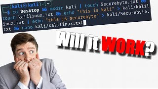 How To Run Multiple Commands In Kali Linux