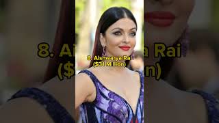 Top 10 Richest Bollywood Actress #shorts #top10 #richest #bollywood #actress