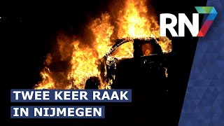 Twee autobranden in één nacht - Nijmegen