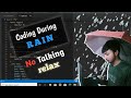 ASMR Programing - Coding Side Navbar - Enjoy Rain ( No Talking )