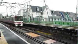 【見納め】京王線布田駅(地上駅)：準特急通過