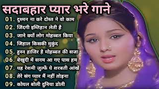 सदाबहार प्यार भरे गाने || Hindi Bollywood Filmi Gaane #latamangeshkar#mohammedrafi Songs#anuradha