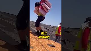 Roofing Catastrophe (hispanic boy falls through roof)