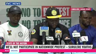 We'll Not Participate In Nationwide Protest - Surulere Youths