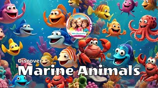 Discover Marine Animals | Explore the Ocean | Learning Video for Kids | Sea Animals