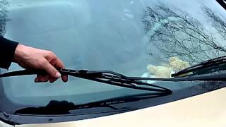 HOW TO Adjust windshield wipers and wiper arms to clean streak free