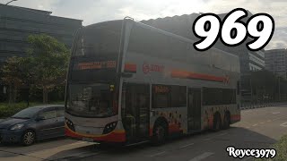 SMB5085H on 969 - SMRT Alexander Dennis Enviro500 (Batch 1)