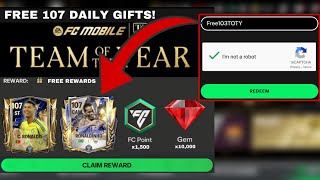 FC MOBILE TOTY REDEEM CODE! HOW TO GET FREE 107 RONALDINHO AND TOTY PLAYERS EASILY IN FC MOBILE 25?!