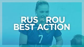 Top-class performance! Russia's Daria Dmitrieva sinks Romania | Women's EHF EURO 2018