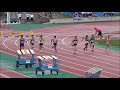 180918 中学市内新人 2年男子100m決勝