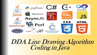 How to implement DDA line drawing algorithm in java|Computer graphics| Java program|Applet viewer