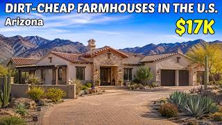 10 Dirt Cheap Farmhouses with Land in ARIZONA 🌵Hidden Real Estate Gems with Acreage You Can Afford!