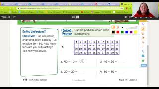 Math Lesson 11-2 Subtract Using a Hundred Chart