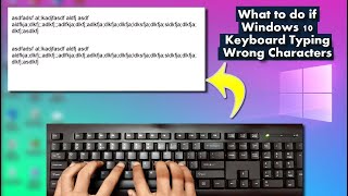 How to Fix Keyboard Typing Wrong Characters on Windows 10 | Easy Solution