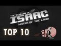 Top 10 Items in The Binding of Isaac!