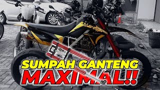 PASANG DAN SETTING USD SCARLET FULL CNC KE KLX150 || 99% PNP!! #supermoto #jogja #kawasaki #klx