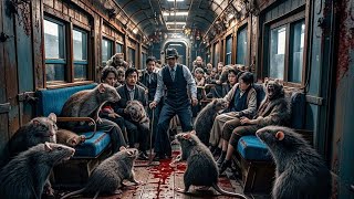 Mutated giant rats invade the train, and the passengers are defenseless