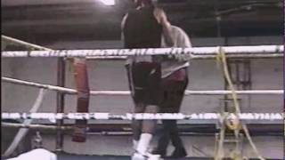 Steve Canton, age 60+, eighth and final round of sparring.