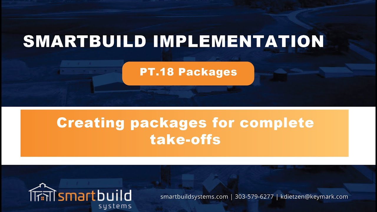 Smartbuild Implementation Pt 18 Packages Youtube