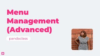 [SG] Menu Management (Advanced)