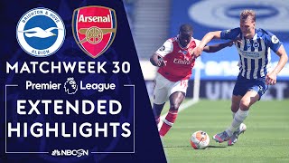 Brighton v. Arsenal | PREMIER LEAGUE HIGHLIGHTS | 6/20/2020 | NBC Sports