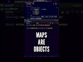 🤯😱 MAPS are OBJECTS! I Proved This in JavaScript #javascript #shorts #programming #youtubeshorts