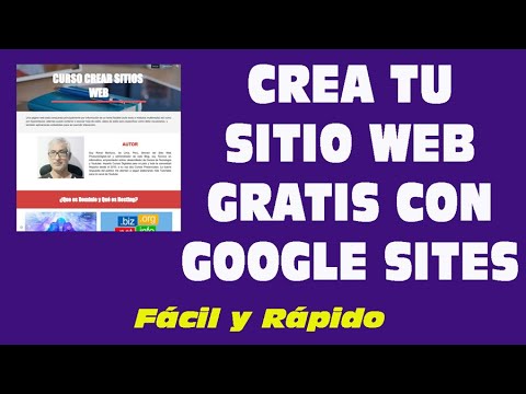 Crear Un Sitio Web Gratis Con Google Sites, Facil Y Rapido, Paso A Paso ...