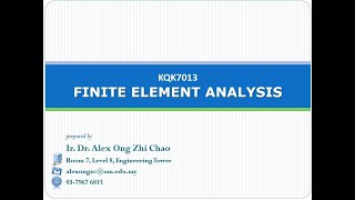 KQK7013/KQE7013/KIG4038-FEA 11-Vibration Analysis PBL10