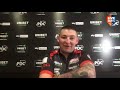 Nathan Aspinall on draw with MVG: 