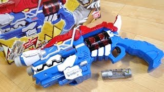 ギター音でキョウリュウチェンジ！変身銃 ギガガブリボルバー 獣電池No.10 ブラギガス付属 レビュー！キョウリュウジャー シルバー トリン