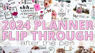 AFTER THE PEN 2024 PLANNER FLIP THROUGH - CATCH ALL HAPPY PLANNER | FULL PLANNER FLIP THROUGH