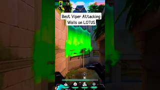 Best Viper Attacking Walls on LOTUS #valorantguide #valorant #viperlineups #valorantlineups