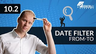 10.2. Date filter From-To | Excel pivot tables COURSE