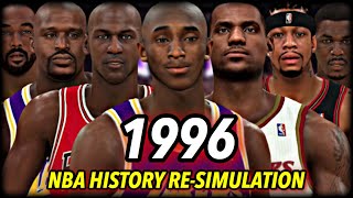 I Reset The NBA To 1996 And Re-Simulated NBA History... and this is what happened.