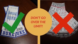 TICKET LIMITS AND DELIVERY DELAYS | WHAT ARE TICKET LIMITS AND HOW DO THEY AFFECT YOU?