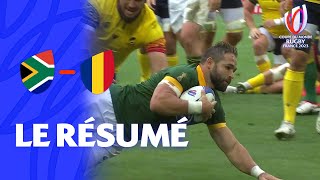 Afrique du Sud - Roumanie : le RÉSUMÉ du match ! (Coupe du monde de Rugby 2023)